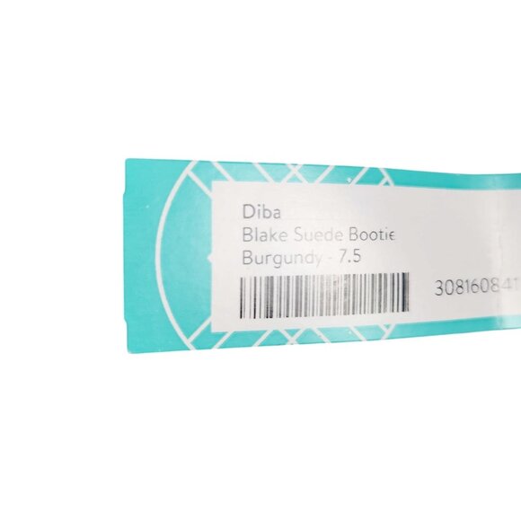 Diba Womens Blake Burgundy Suede Lace-Up Wedge Booties - Size 7.5 - Picture 9 of 9